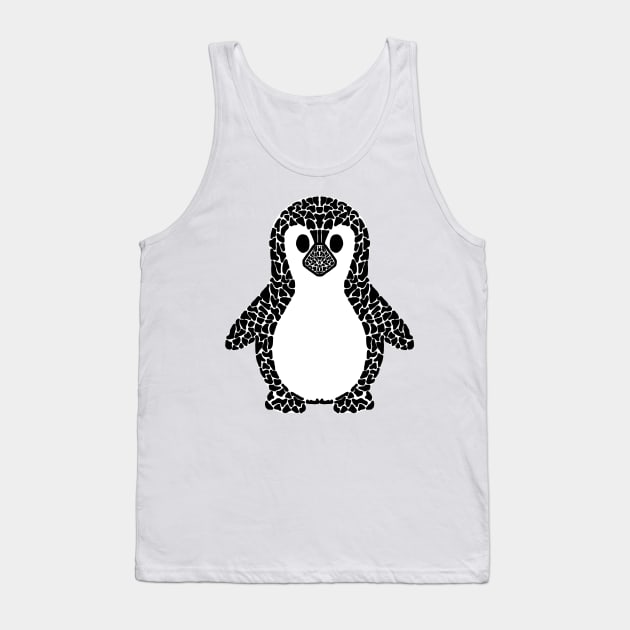 tribal pinguin Tank Top by Eikia